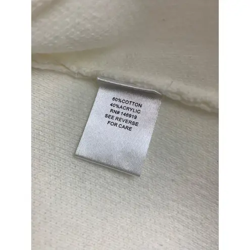 Jaclyn Smith Womens White Blazer Cardigan - Size S