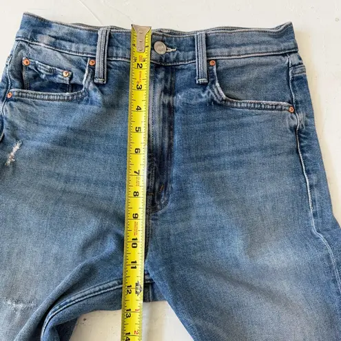 MOTHER Superior High Waisted Rider Ankle Jeans Far Beyond The Sky Size 28 Blue