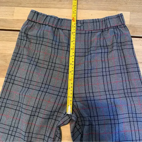 Honey Punch Grey Plaid Crop Trousers S