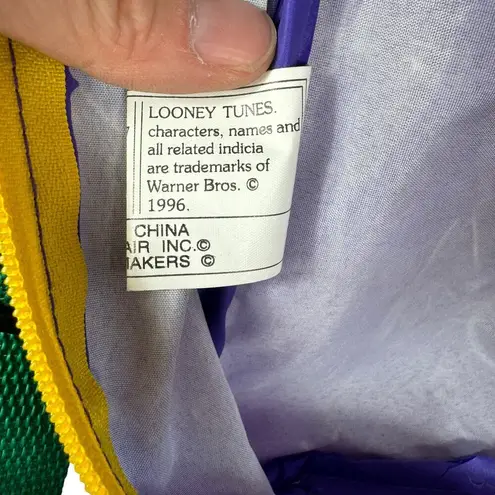 Vintage 1990s Looney Tunes Warner Bros. Rectangular Satchel Shoulder Bag Handled