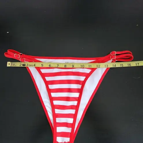 Tashehe Stars and Stripes Bikini NWT Size Medium 4th of July Bikini Red