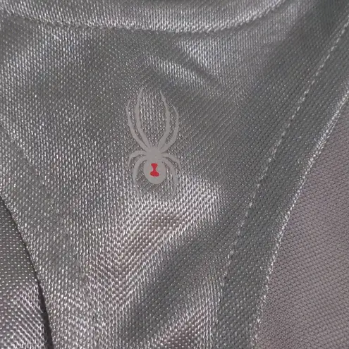 Spyder Active Tank Top Gray Sleeveless Scoop Neck Racerback Side Cinch L New