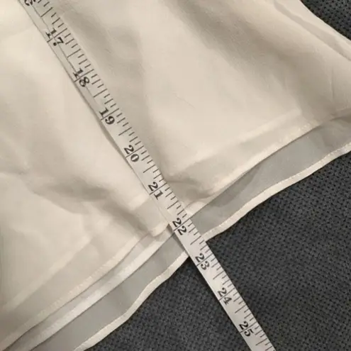 Cami NYC NWT White Romantic Silk Lace Blouse Large Long Sleeve Neutral Cameron