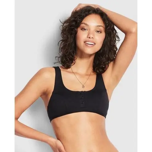 Seafolly New. 3 snap black scoop bikini set. Size USA 6. Retails $174 - Image 12