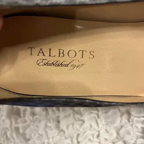 Talbots 🍒NWOB  LEOPARD PRINT 5IN HIGH HEELS  SIZE 9.5🍒