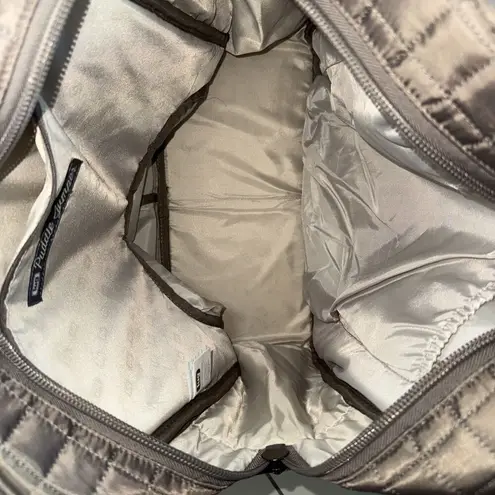 LARGE Lug Puddle Jumper LE Tote Bag Handbag Travel Crossbody Carryon Steel Grey Gray