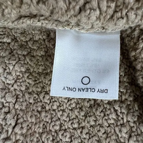 Classiques Entier Linen Blend Cardigan Sweater Womens Medium Basket Weave Knit - Image 6