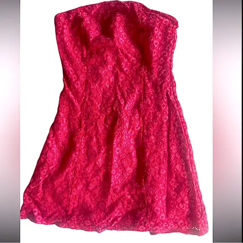 Miscreants Cupid dress minidress New With gloves. Pink Size 6