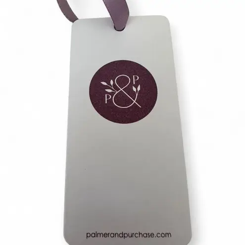 Palmer & Purchase Gray Knit “LOVE” Zip Pouch – NWT