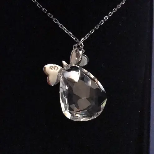 Swavorski Swarovski Pink Butterfly Necklace