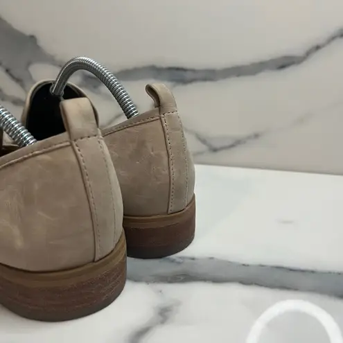 Susina Women's Beige Suede Neutral Classic Workwear Almond Toe Loafers Sz 8