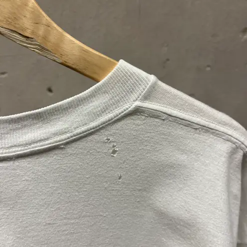 Vintage 1990s White St. Thomas V.I. Party License Neon Graphic Single Stitch Tee Size XXL