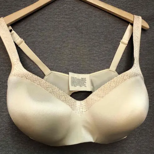 Vanity Fair Beige Bra Adjustable Straps Padded Cups Underwire 40DD