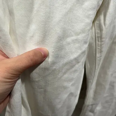 New! JCrew Factory Tall flare crop jean in signature stretch Mid Rise 29 Tall White