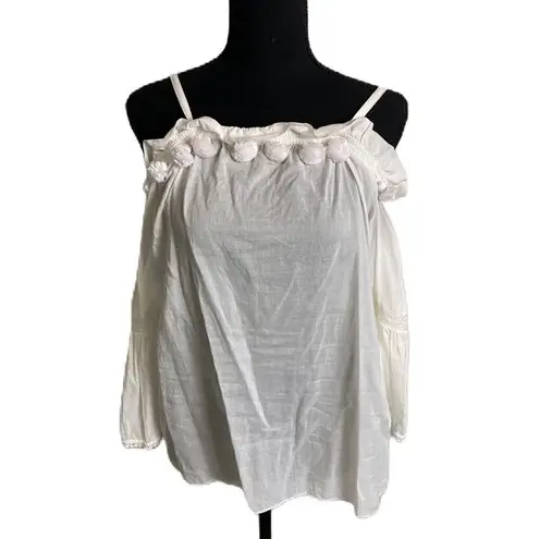 #317 FIGUE The Anita Cotton Top White