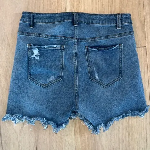 Encore jeans Encore Distressed Jean Shorts Size 13