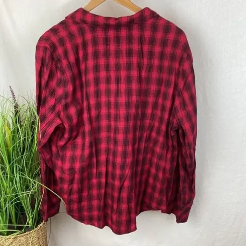 Victoria's Secret Victoria’s Secret Red Plaid Gingham Pants & Top Pajama Set XL - Image 3