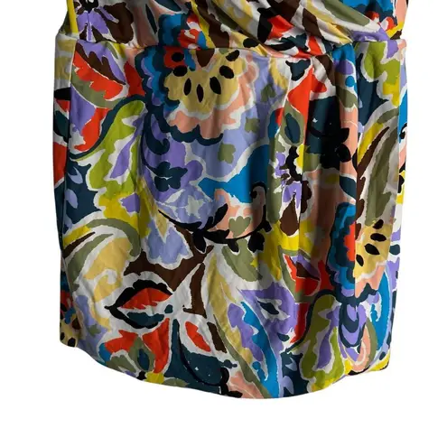 Anne cole Women's Paisley Print Swim Dress With Skirted Bottom Plus Size 20W