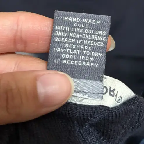 Kate & Mallory Navy Blue Sleeveless Vest Cardigan – Size Medium