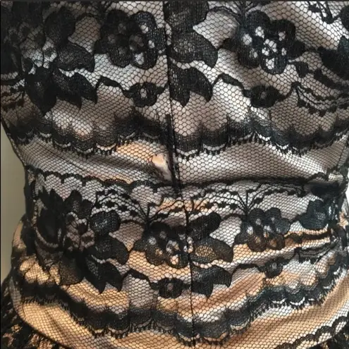 Jessica McClintock  Black Lace Dress