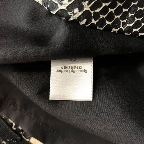 Kimberly Ovitz Snakeskin Embossed Leather Dress