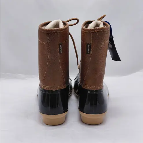 Jbu by Jambu Womens 9.5M Maplewood Waterproof Snow Duck Boots Brown Fur Winter