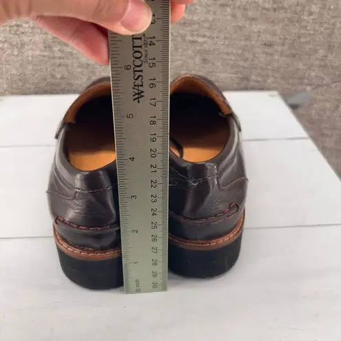 Coach  Loafers Size 8 Indie Lug Sole Penny Brown Leather Shoes