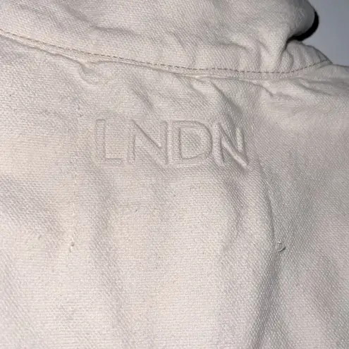 NWT LNDN Landon Denim The Denim Pullover
