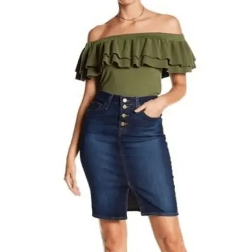 Big star  Stella High Rise Denim Pencil Skirt Size 26 Small