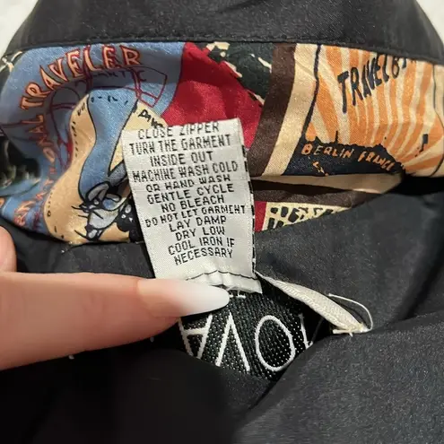 Lavon EVC Vintage Silk Women’s Travel Aviation theme Jacket SP