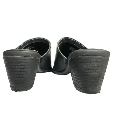 OTBT Women's Southwest Heeled Leather Slip On Sandals Size 8