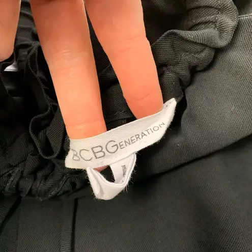 BCBGeneration Black Paper Bag Pants