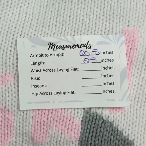 Ski Bunny Sweater White Pink Blue Graphic Crew Neck VTG Knit Sweater FLAW Size undefined