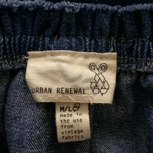 Urban Renewal Denim Off the Shoulder Top