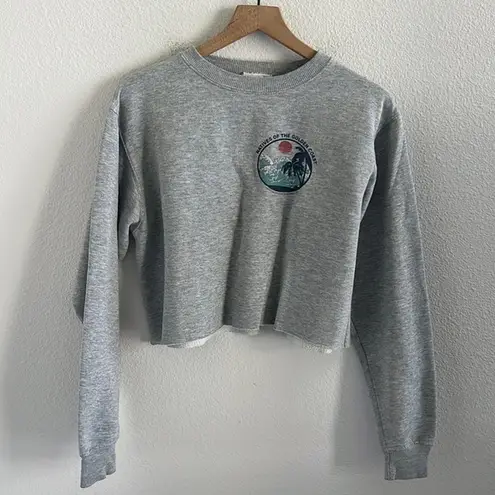 Brandy Melville  John Galt Natives of the Gold Coast Graphic Cropped Sweatshirt