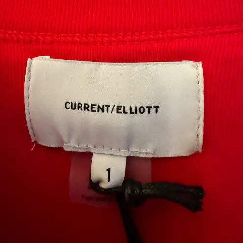 Current/Elliott Current Elliott I Love Current Elliot Women’s Red Cotton Sweater Size Small - Image 4