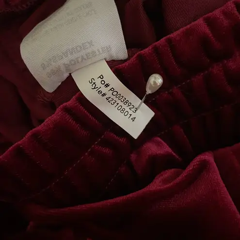 Boston Proper Slouchy Velour Top & Jogger Set