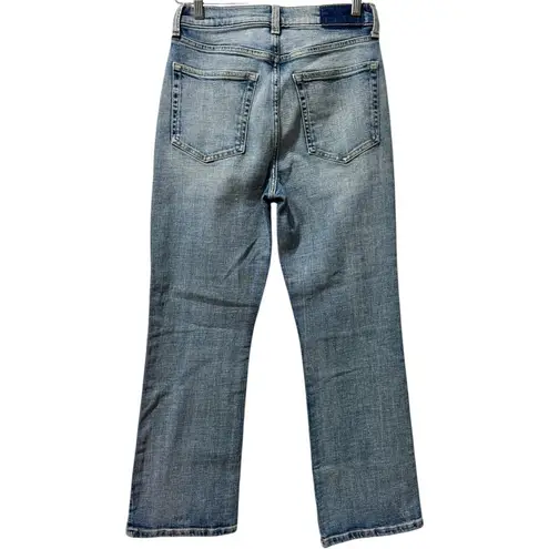 Etica Willow Slim Boot Ankle Jeans High Rise Medium Wash Sustainable Denim Sz 27 Blue