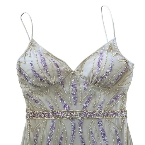 Jump NWT Women's Beaded Mesh Gown size 9 - 10