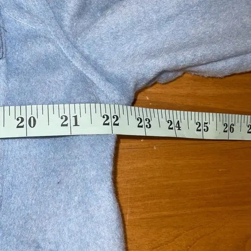 Thread & Supply Womens Button Up Fleece Shirt Jacket Sky Blue Size Large NWT