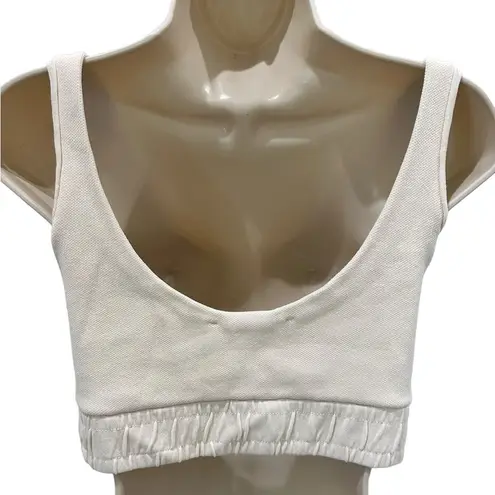 ZARA  Cream Cropped Tank Bra Top