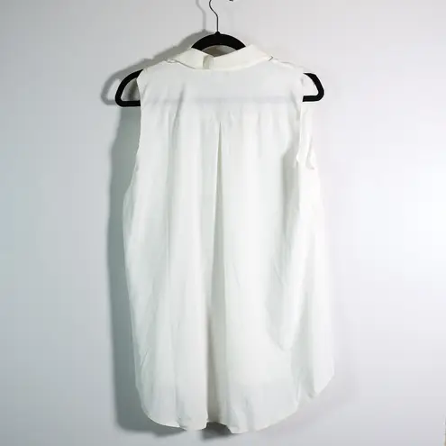 NEW Athleta Urbanite II Collared Sleeveless Lightweight Button Down Tank Top M