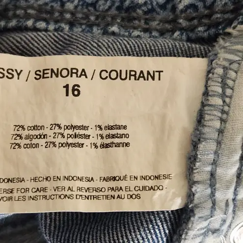 Blue Print Denim Pedal Pushers Size 16 Bandolino Brady Shorts