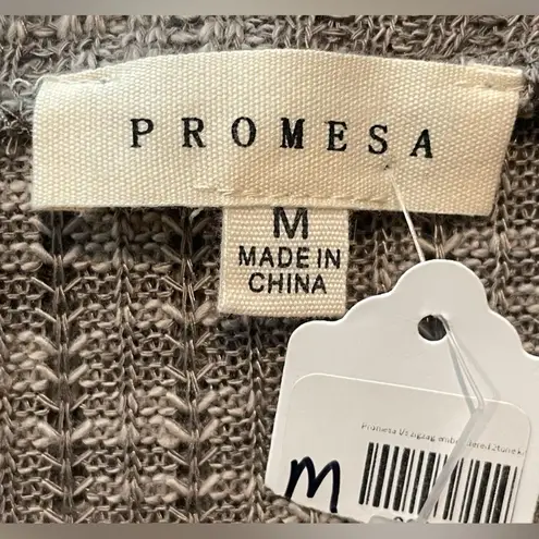 Prómesa Promesa Lightweight Long Sleeve Knit Sweater Brown Multicolor Size Medium NWT!