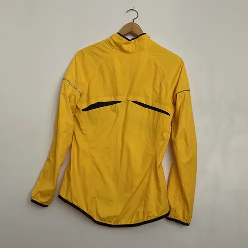 Nike  Livestrong Yellow Rain/Windbreaker pullover Coat