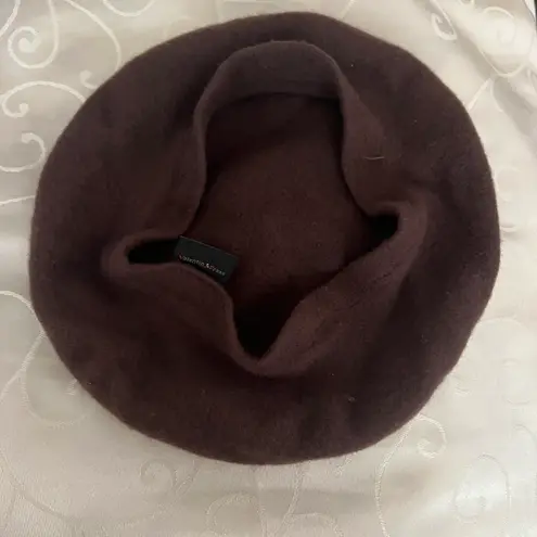 Valentin Frass Valentin Fraas Vintage 100% Wool Brown Beret Hat 