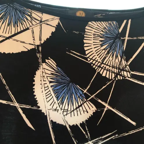 JM Collection Black dress Floral Fanfare