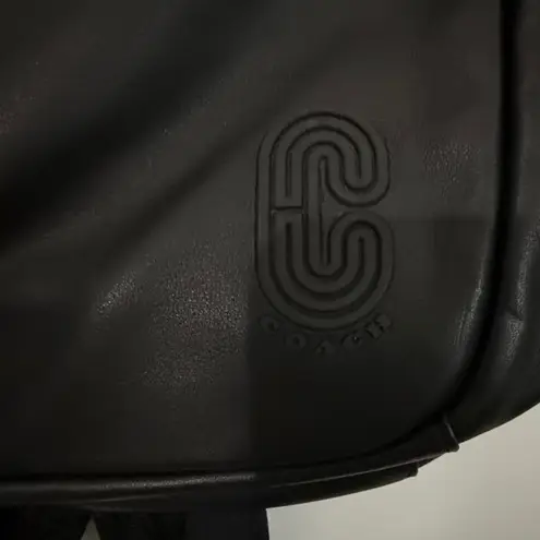 Coach  Edge Leather Backpack Black Unisex Minimalist Work Travel Laptop Bag NWT