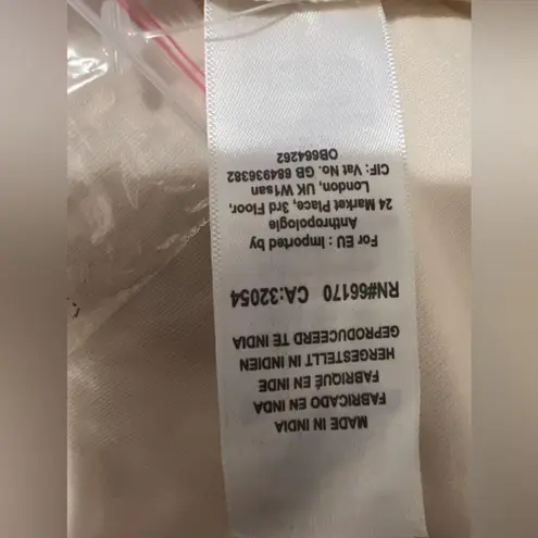 BHLDN Anthropologie x $300 Fidelia Beaded Deco Gown Dress Size 4