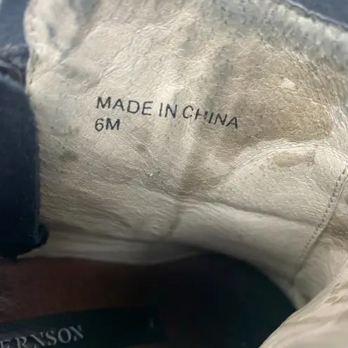 Matt Bernson Black Suede Leather Holt Ankle Bootie Size 6